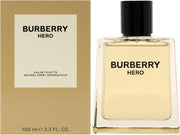 Burberry Hero Eau de Toilette Spray 100ml for Men | Fresh Woody Masculine Fragrance | Fast Free UK Delivery